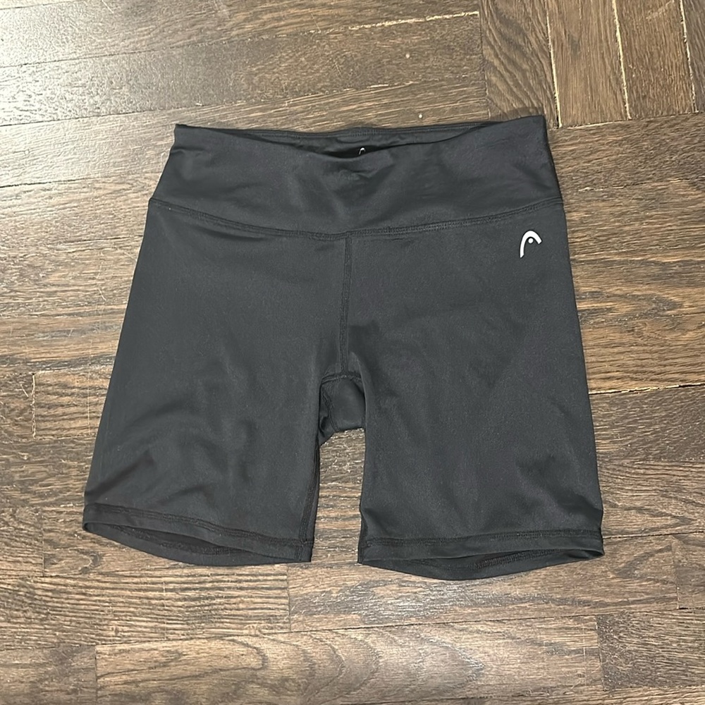 Head Small / Petite Black Spandex Running Shorts